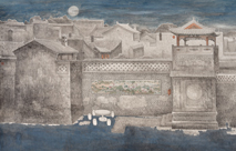 Chinese ink Paintings: 静夜思