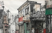 Chinese ink Paintings: 雪后